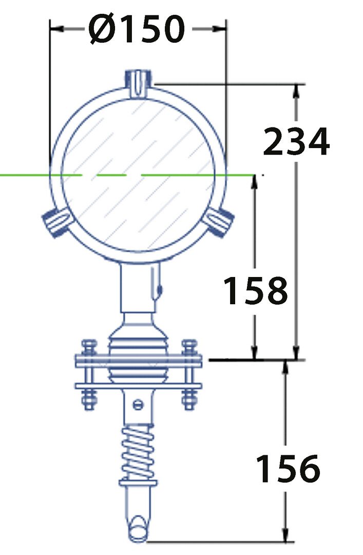 LED SEARCH LIGHT 150MM 10-32VCD 10W 4 LED SEARCH LIGHT 150MM 10-32VCD 10W - Image 4