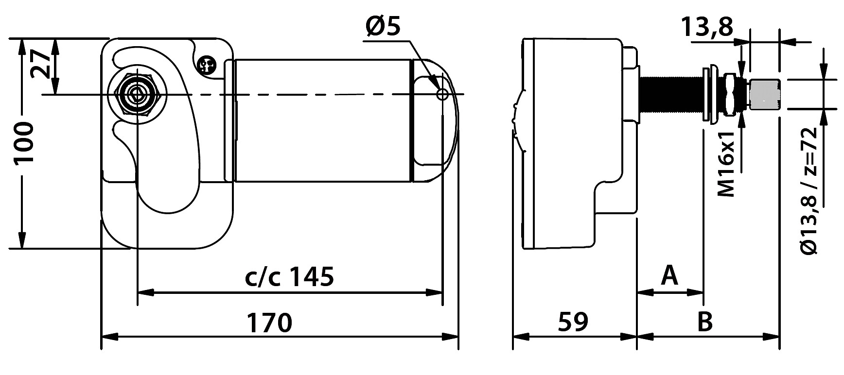 W12 WIPER MOTOR 24V/94MM 3 W12 WIPER MOTOR 24V/94MM - Image 3