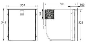 FRIDGE REFRIGERATOR 65L DRAWER INOX FROST FREE 5 9514047016m fullhd jpg