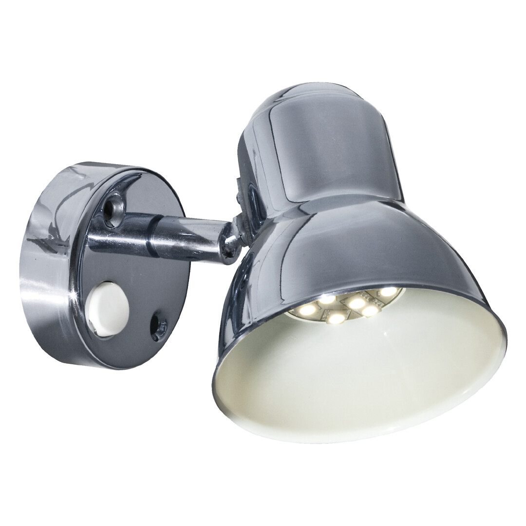 LIGHT CLASSIC LED CHROME-PLATED BRASS 1 LIGHT CLASSIC LED CHROME-PLATED BRASS