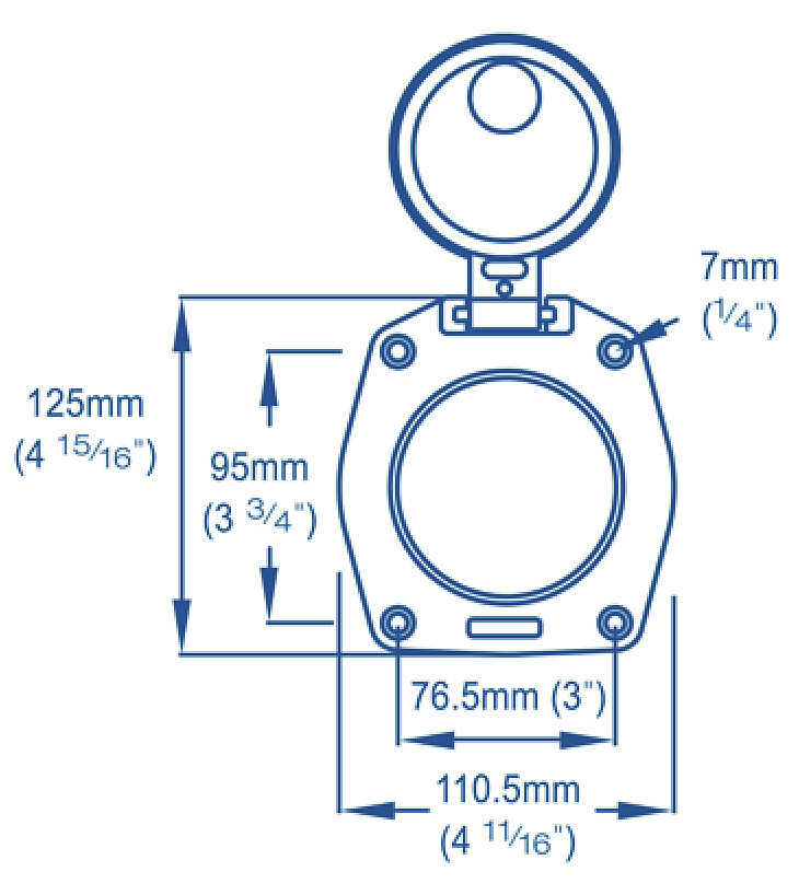 COVER FITTING WITH COVER, ALUMINUM 4 COVER FITTING WITH COVER, ALUMINUM - Image 4