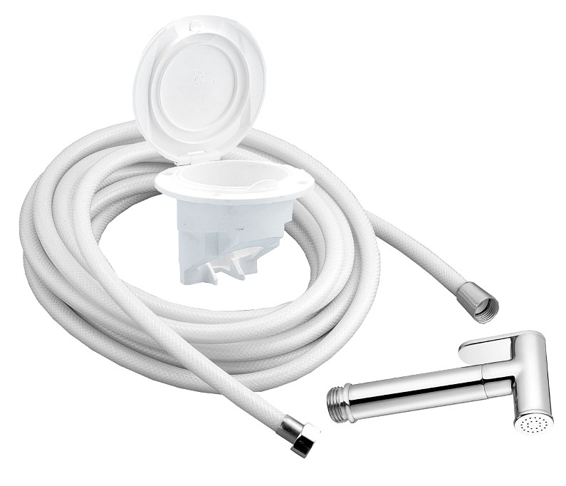 SHOWER HOSE WITH THROUGH-OUTLETS 1 SHOWER HOSE WITH THROUGH-OUTLETS