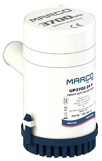 SUBMERSIBLE PUMP UP3700 24V 240L/MIN 1 SUBMERSIBLE PUMP UP3700 24V 240L/MIN