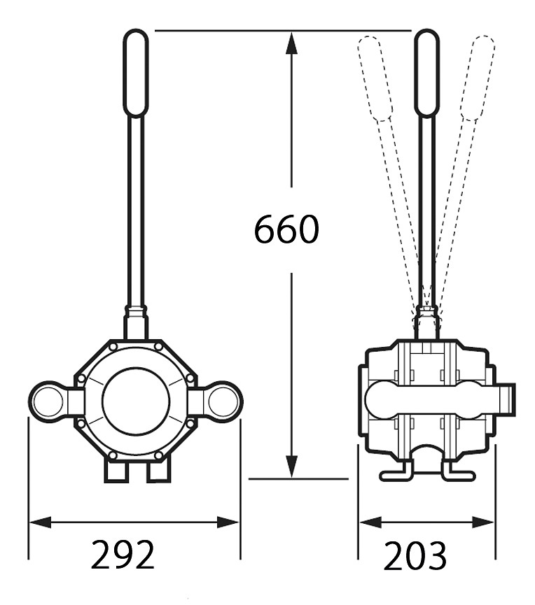 DRAIN PUMP MK 5 DOUBLE ACTING, WITH COVER PORTS 4 DRAIN PUMP MK 5 DOUBLE ACTING, WITH COVER PORTS - Image 4