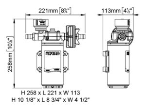 PRESSURE WATER PUMP UP12/E 36L/MIN 5 9515005658m fullhd jpg
