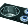 GAS COOKER WITH GLASS LID 2-L