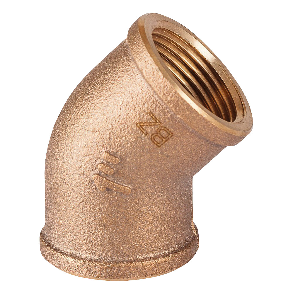 ANGLE 45° BRONZE 1'1/2 FEMALE/FEMALE 1 ANGLE 45° BRONZE 1'1/2 FEMALE/FEMALE