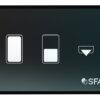 SANIMARIN LUXE OPTICAL FLUSH BUTTON BLACK