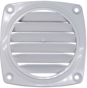 VALVE GRILLE ABS PLASTIC, WHITE