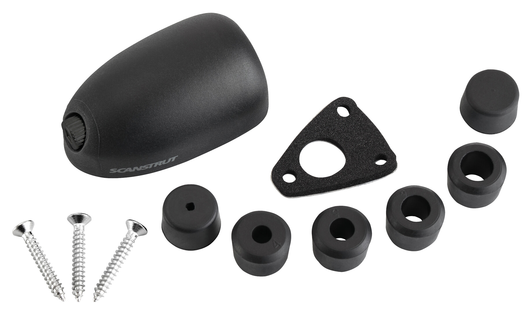 CABLE GLAND 2-6MM, HORIZONTAL, BLACK 2 CABLE GLAND 2-6MM, HORIZONTAL, BLACK - Image 2