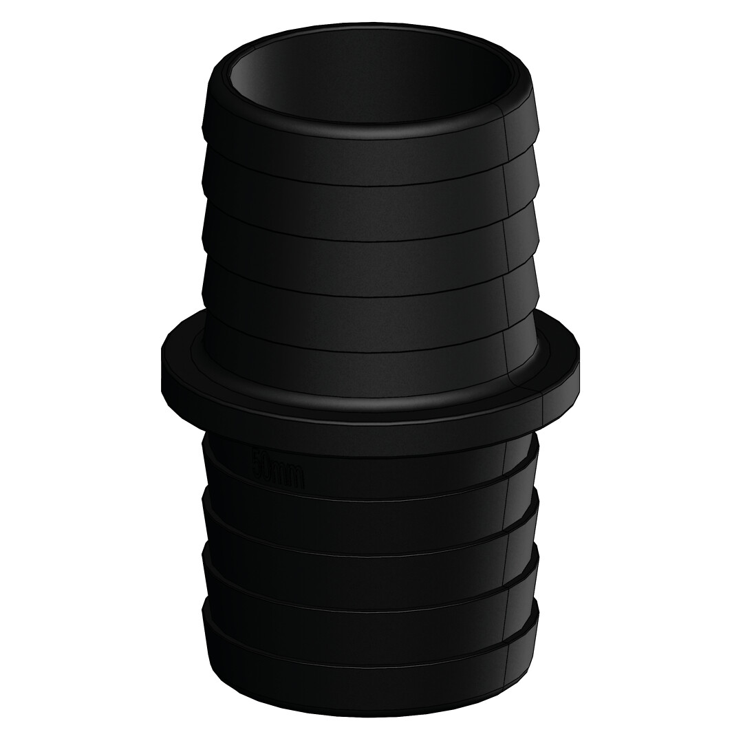 STRAIGHT HOSE CONNECTOR 50/50MM 1 STRAIGHT HOSE CONNECTOR 50/50MM
