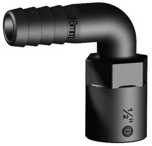 ELBOW CONNECTOR 16 MM 1/2' BSP FEMALE, 90°