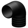 ELBOW 90° 50MM/50MM BLACK