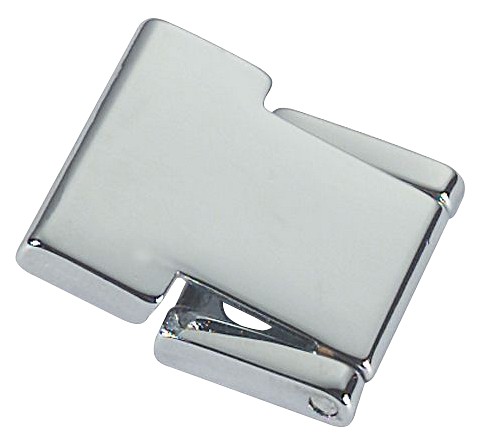 CABINET HINGE, CHROME-PLATED BRASS 1 CABINET HINGE, CHROME-PLATED BRASS