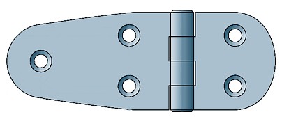 LIFTING HINGE STAINLESS STEEL <br />70 + 37MM 1 LIFTING HINGE STAINLESS STEEL <br />70 + 37MM