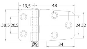 HINGE 38.5x66MM 5 9516003058m fullhd jpg