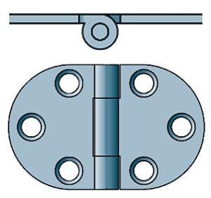HINGE 47x30MM