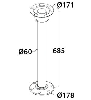 EMS TABLE LEG, FIXED 5 9516029280m fullhd jpg