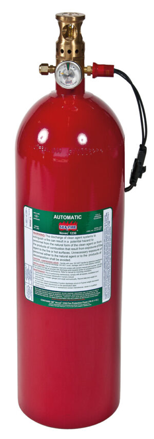 NOVEC FIRE EXTINGUISHER, MAX. 6.4M3, AUTOM./MAN.