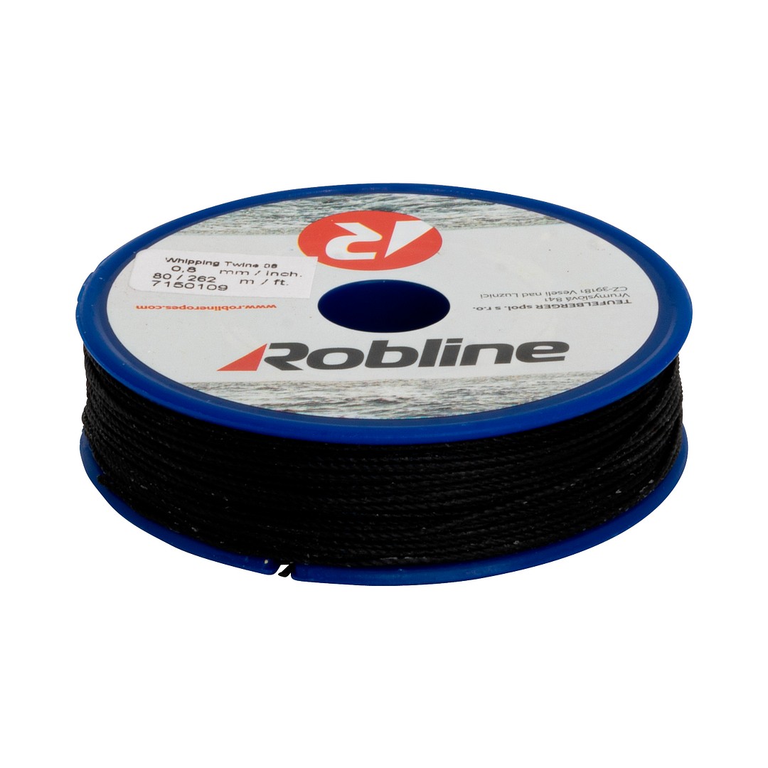 WAXED LINE 0.8MMX90M BLACK 1 WAXED LINE 0.8MMX90M BLACK