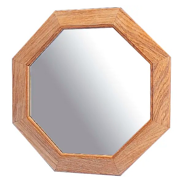 OCTAGONAL MIRROR IN TEAK 1 OCTAGONAL MIRROR IN TEAK