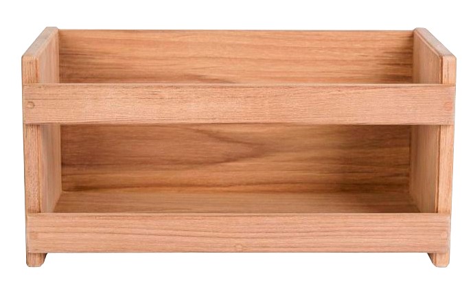 TEAK BOOKSHELF 40cm 1 TEAK BOOKSHELF 40cm