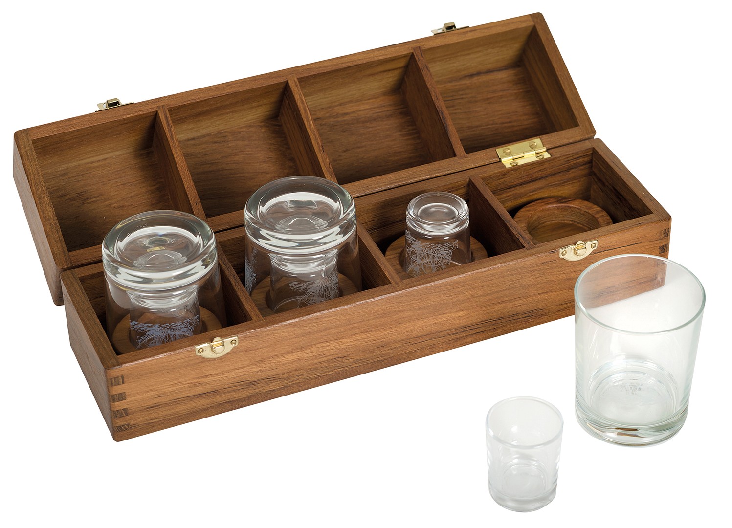 CAPTAIN'S BAR SET 2x4 GLASS 1 CAPTAIN'S BAR SET 2x4 GLASS