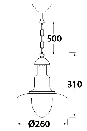 BRASS CEILING LAMP 310MM 4 BRASS CEILING LAMP 310MM - Image 4