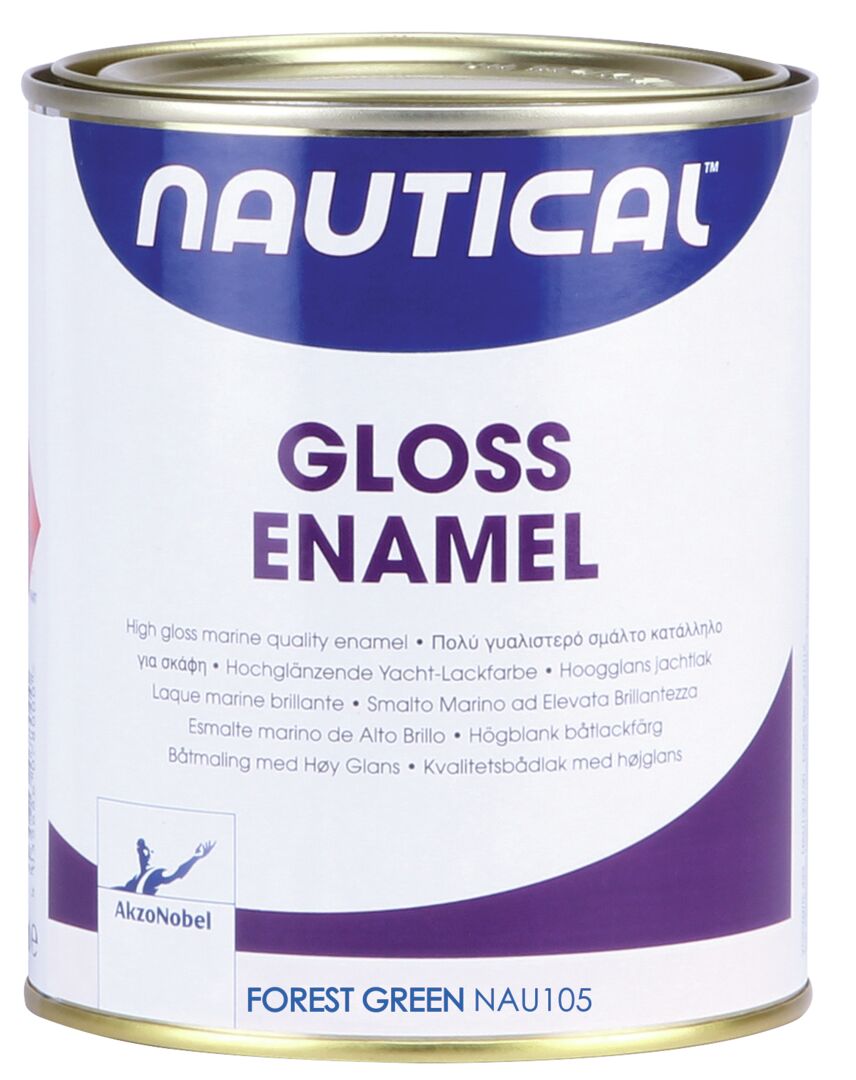 NAUTICAL BOAT FINISH PAINT GREEN 750ML 1 NAUTICAL BOAT FINISH PAINT GREEN 750ML