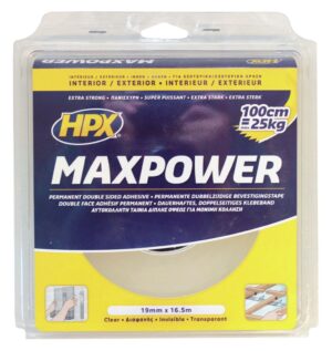 HPX MAX POWER ACRYLIC TAPE 16.5Mx19MM