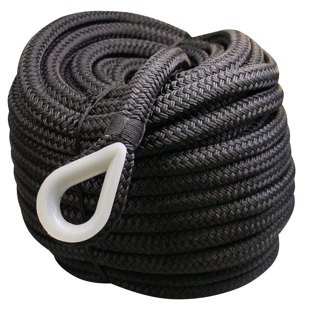 ANCHOR ROPE RIO 30M BLACK 1 ANCHOR ROPE RIO 30M BLACK