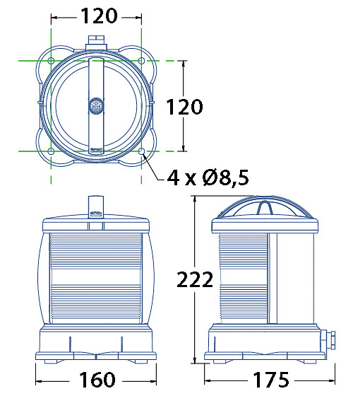 DHR-55 SIDELIGHT 112.5°, GREEN 3 DHR-55 SIDELIGHT 112.5°, GREEN - Image 3
