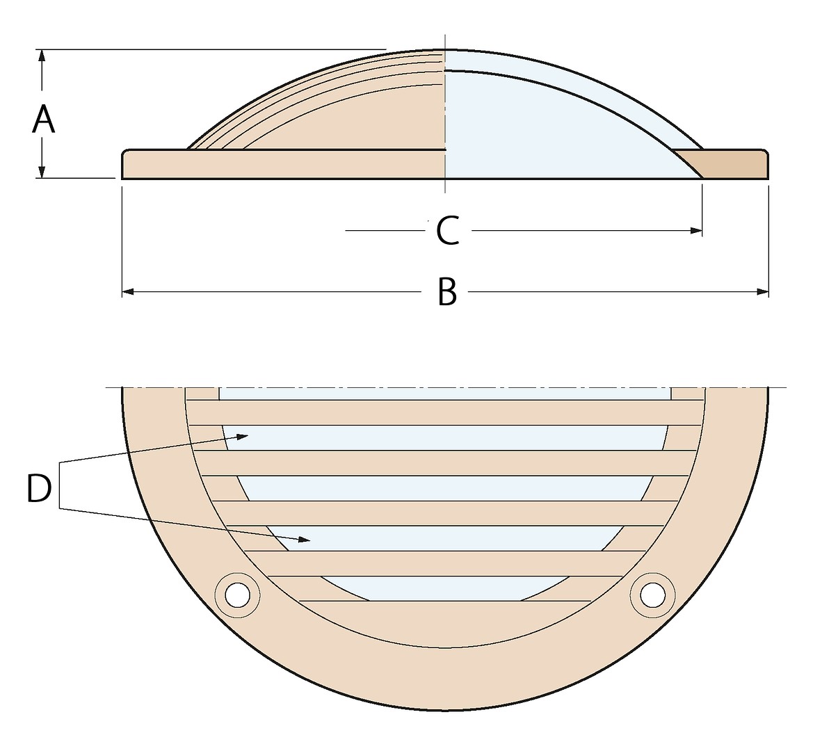 BRASS BOTTOM STRAINER 150 MM 3 BRASS BOTTOM STRAINER 150 MM - Image 3