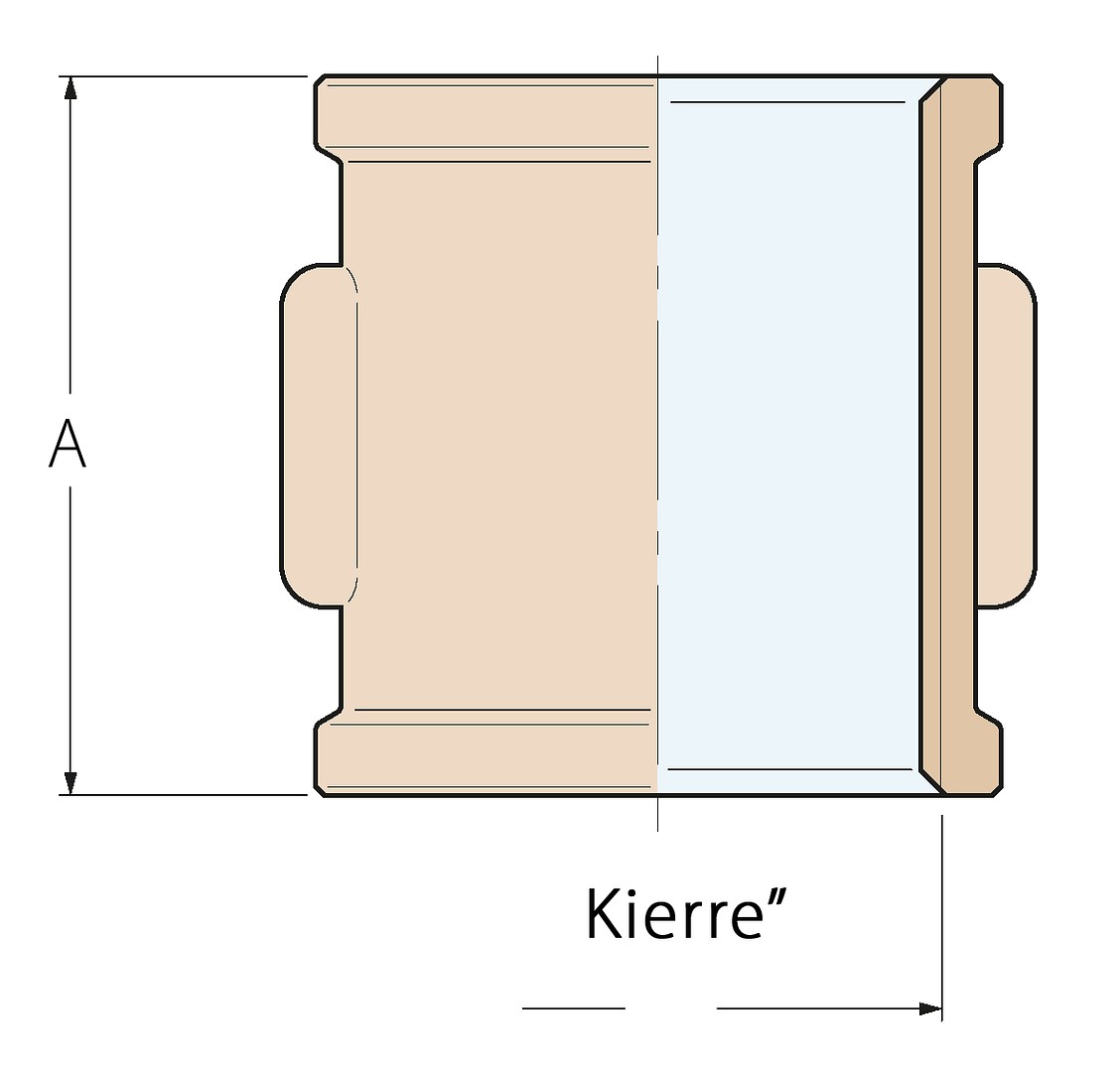 GUIDE BRASS CONNECTOR 3/4' 3 GUIDE BRASS CONNECTOR 3/4' - Image 3