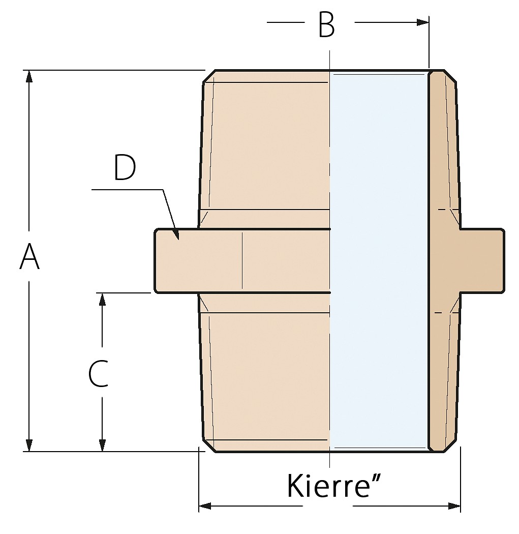 BRASS FITTING 1 1/2' THREAD 3 BRASS FITTING 1 1/2' THREAD - Image 3