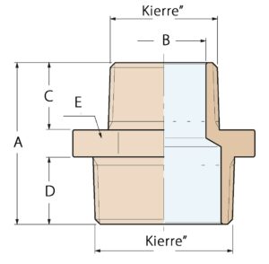 BRASS FITTING 1/4' X 1/8' 5 a02900m fullhd jpg