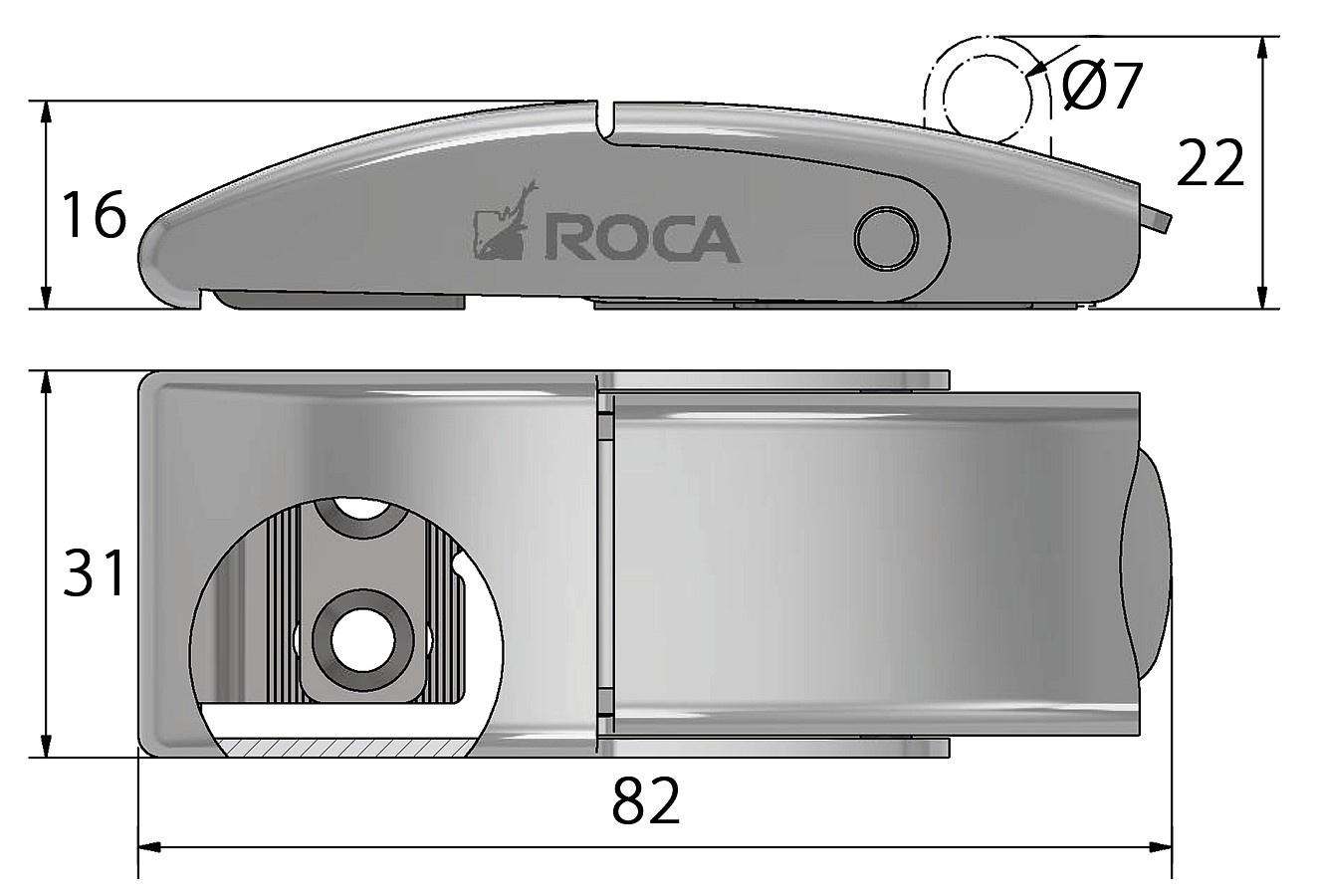 DOOR TENSIONER, LOCKING POSSIBILITY FOR PADLOCK 3 DOOR TENSIONER, LOCKING POSSIBILITY FOR PADLOCK - Image 3