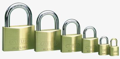 ABUS padlock, hardened 65/40 Ms 40mm, keyed alike, 3 pcs. 1 ABUS padlock, hardened 65/40 Ms 40mm, keyed alike, 3 pcs.