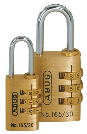 ABUS combination lock, 3-digit, 165/20 Ms/stainless steel, 23mm