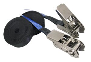 Ratchet strap A2/PES 25mm 5m black