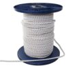 Elastic cord with polyester sheath, 6mm, white, 75m 2 al061 7