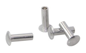 Solid rivet for headboards, aluminum, 4.6x12.5mm, 100 pieces.