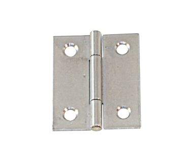 Hinge, die-cut, half-width A2 39x50x1.0mm 1 Hinge, die-cut, half-width A2 39x50x1.0mm