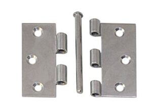 Hinge, die-cut, pin loose A2 63x63x1.5mm