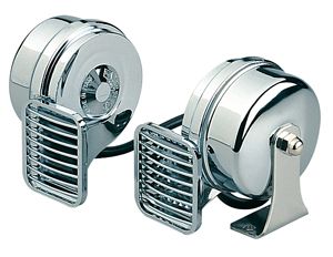 MARCO dual horn, compact MT2 chrome-plated 12V 116dB 1 MARCO dual horn, compact MT2 chrome-plated 12V 116dB