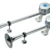 MARCO EM2 stainless steel signal horn, 12V, 400mm, 118dB