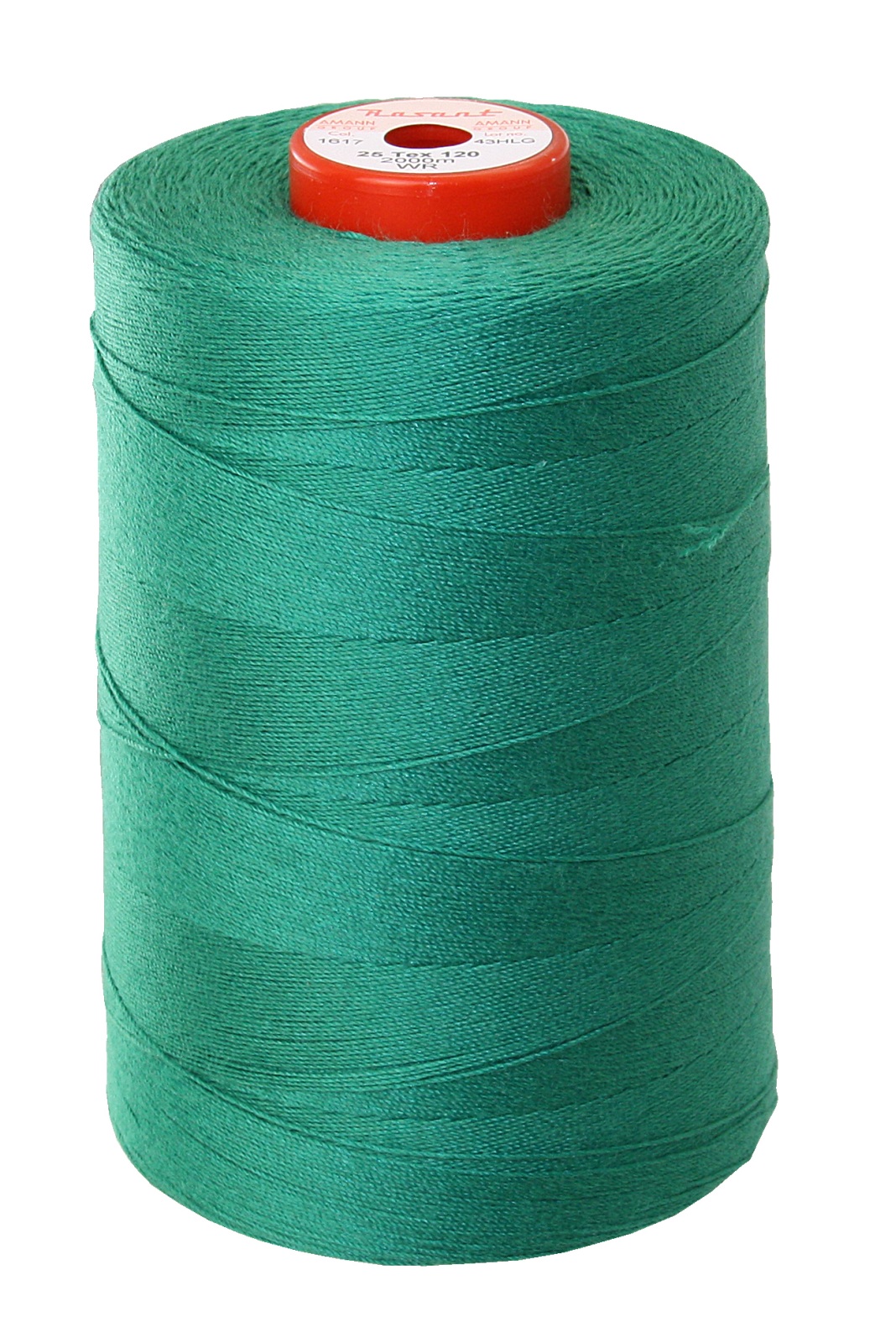 AMANN Rasant WR sewing thread PES/cotton No. 25 Tex120 green 2000m 1 AMANN Rasant WR sewing thread PES/cotton No. 25 Tex120 green 2000m