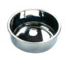 BARKA washbasin, cylindrical, polished stainless steel, 260x180mm