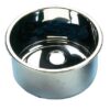 BARKA cylindrical washbasin, polished stainless steel, 300x180mm 2 bk11330