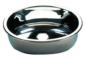BARKA rectangular stainless steel sink, satin finish, 300x240x150mm